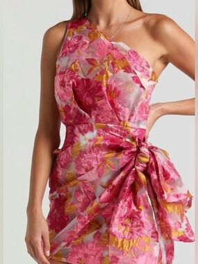 Showpo Floral One Shoulder Dress
